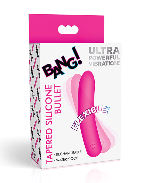 Bang! Tapered Flexible Silicone Bullet