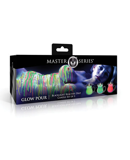 Master Series UV Blacklight Reactive Drip Candle