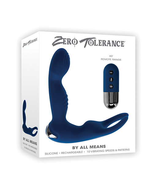 Zero Tolerance By All Means Prostate Vibrator with Remote Control